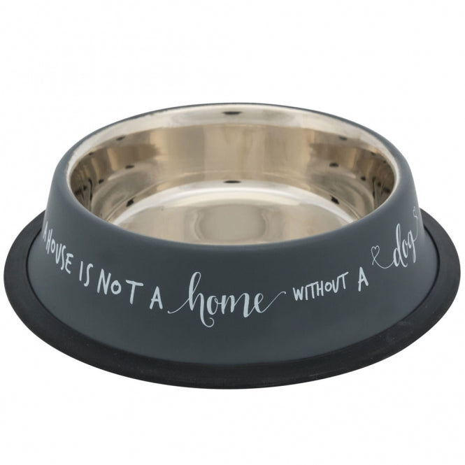 Trixie Edelstahlnapf Home für Hunde - 0,7 l/Ã¸ 21 cm