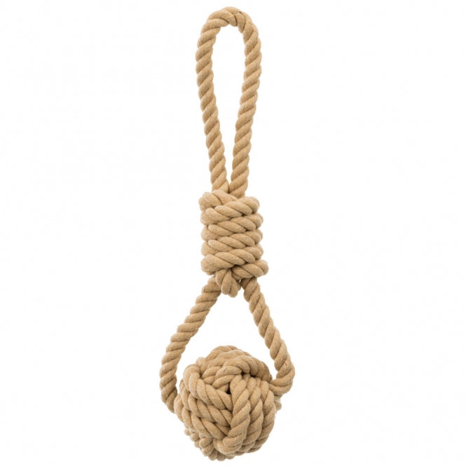 Trixie BE NORDIC Spieltau mit eingeflochtenem Ball - Ã¸ 7/20 cm