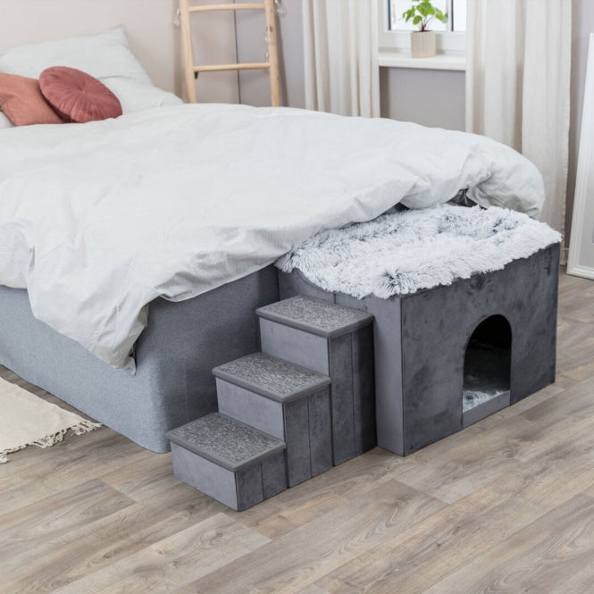 Trixie Höhle Harvey mit Treppe - 135 Ã— 47 Ã— 50 cm